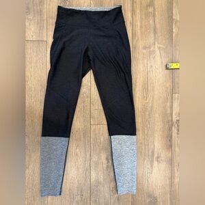 Outdoor voices dipped leggings black-gray size xtra small